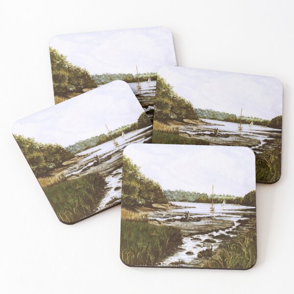 Item preview, CREEK OFF THE RIVER DART, DITTIDHAM, DEVON designed and sold by Mackenzie Moulton International Artist .