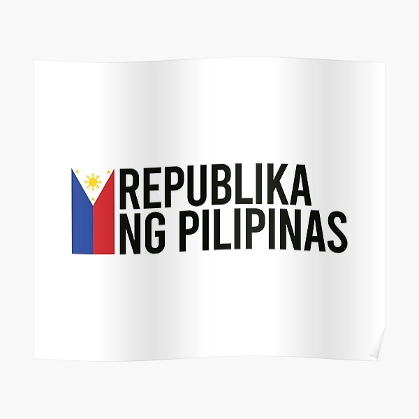 Republic Of The Philippines Country Flag Poster For Sale By Randomorder Redbubble 8360