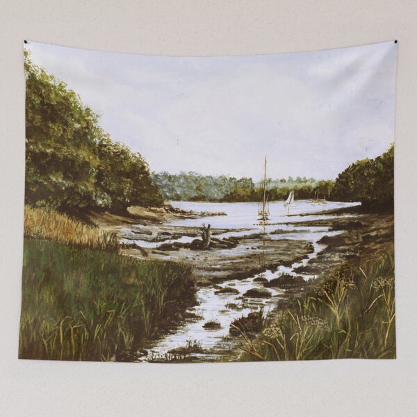 Item preview, CREEK OFF THE RIVER DART, DITTIDHAM, DEVON designed and sold by Mackenzie Moulton International Artist .