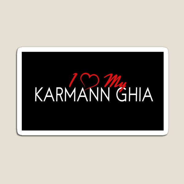 Item preview, Karmann Ghia Type 14 -34Classic car phrase I Love My designed and sold by Hamilton illustrations.