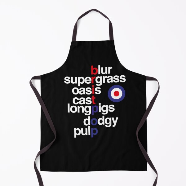 Artikelvorschau, Britpop-Bands entworfen und verkauft von Russell Purdy.