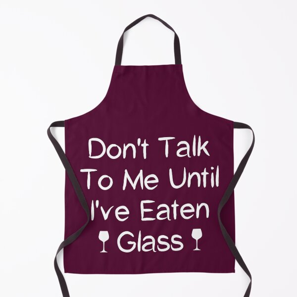 Item preview, Funny Oddly Specific Meme: Don't Talk To Me Until I've Eaten Glass designed and sold by Shopnetro.