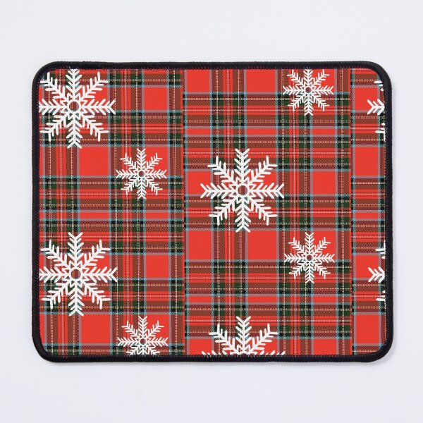 Item preview, Christmas plaid snowflake Yellow Red 2.0 designed and sold by kyds.