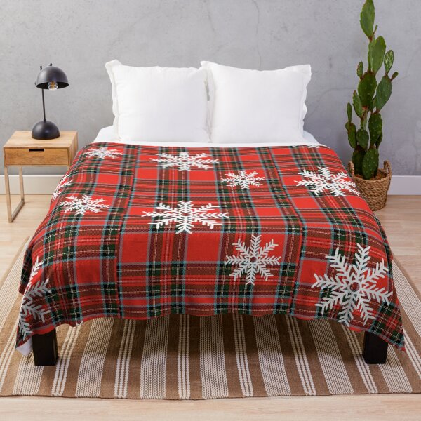 Item preview, Christmas plaid snowflake Yellow Red 2.0 designed and sold by kyds.