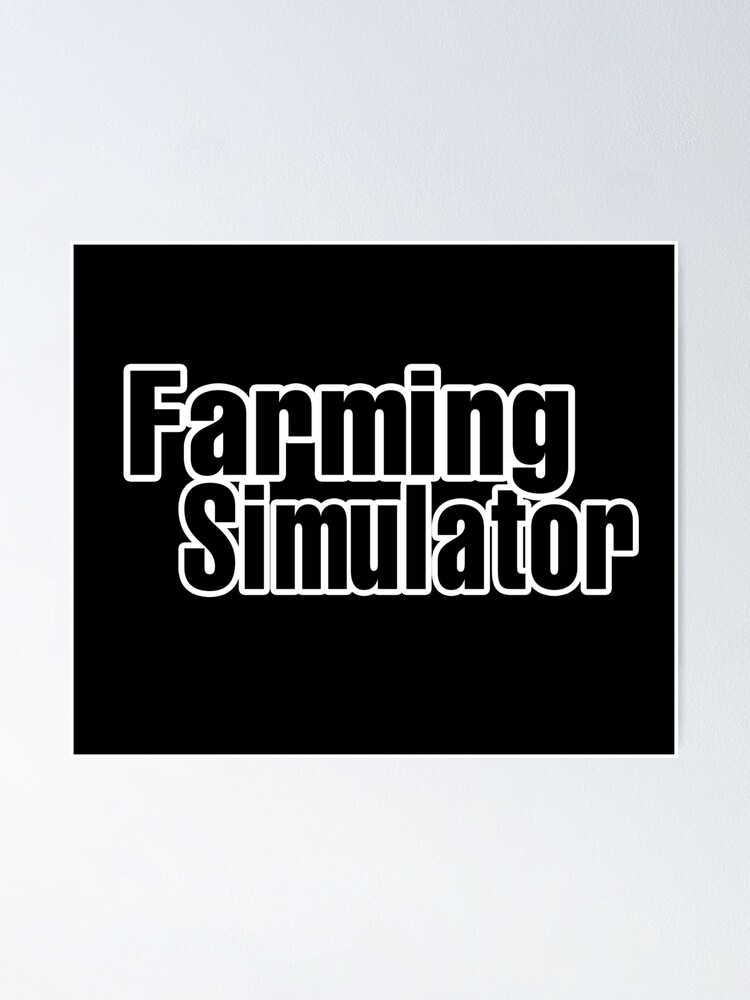 "Farming Simulator - Farming Simulator 22 Logo" Poster by galaxyforart