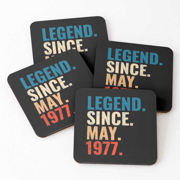 Item preview, Legend Since May 1977 Retro Vintage designed and sold by Teelogic.