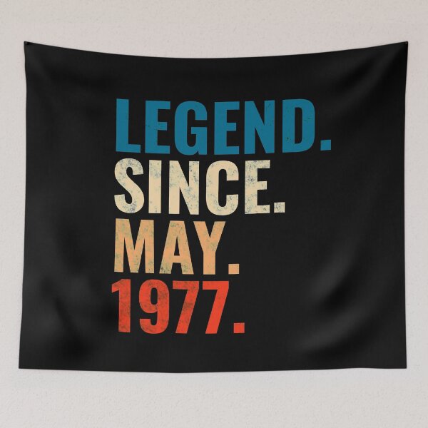 Item preview, Legend Since May 1977 Retro Vintage designed and sold by Teelogic.