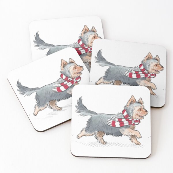 Item preview, Happy Yorkshire Terrier designed and sold by Elspeth Rose Design.