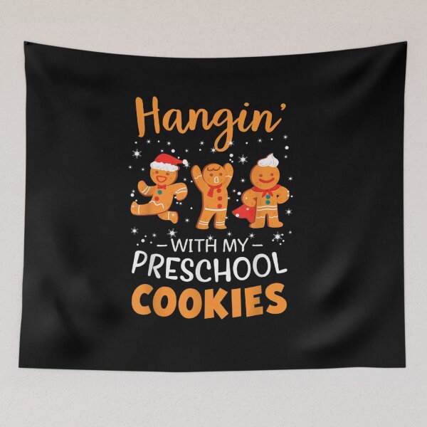 Item preview, Hangin With My Cookies Gingerbread idea de regalo divertida para mujeres Maestras de Navidad designed and sold by wi trendshop.