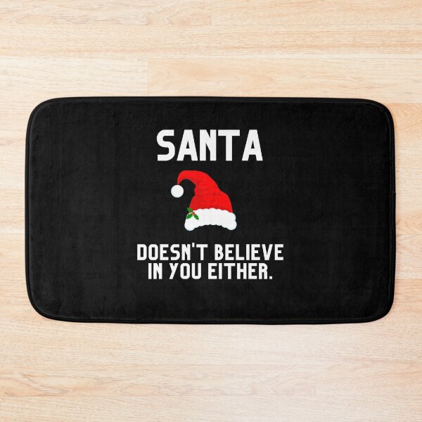 Item preview, Santa Doesn't Believe in You Either. - First Hat | Merry Christmas designed and sold by Polariszero.