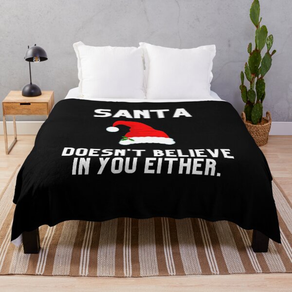 Item preview, Santa Doesn't Believe in You Either. - First Hat | Merry Christmas designed and sold by Polariszero.
