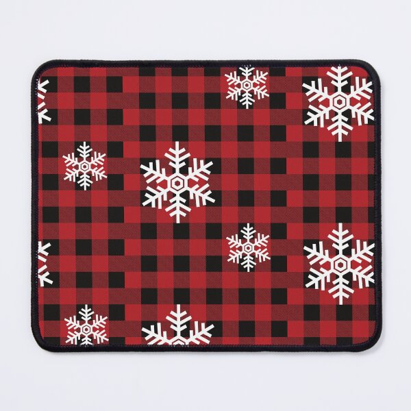 Item preview, Christmas plaid snowflake Yellow Red 2.2 designed and sold by kyds.