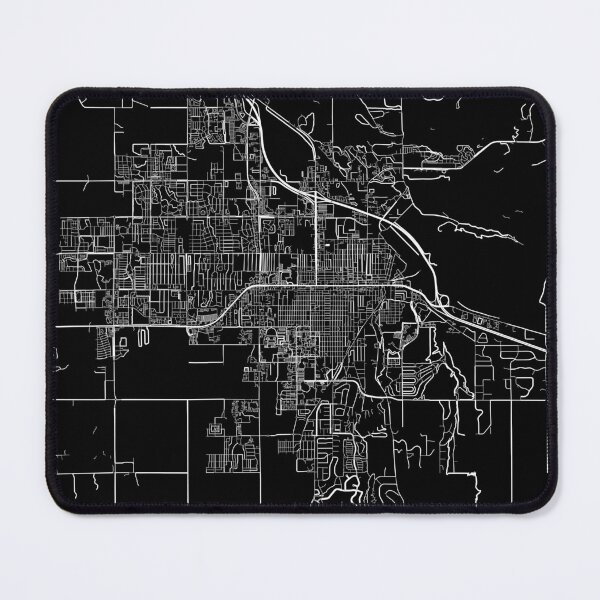 Item preview, Bozeman map minimalist in black and white designed and sold by DesireeVDA.