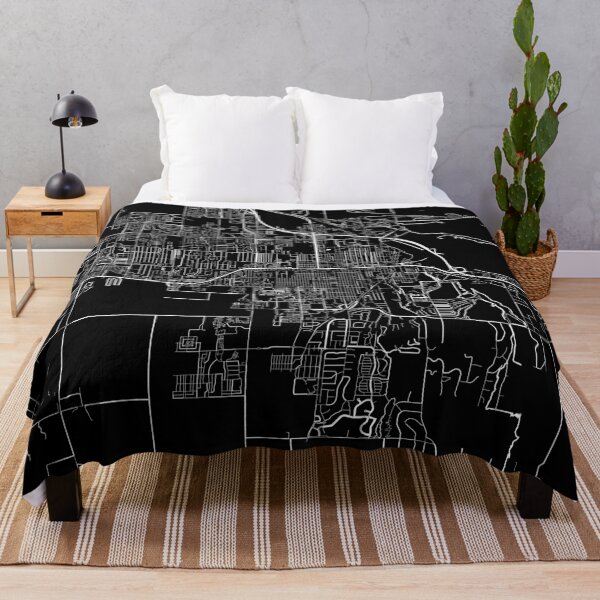 Item preview, Bozeman map minimalist in black and white designed and sold by DesireeVDA.