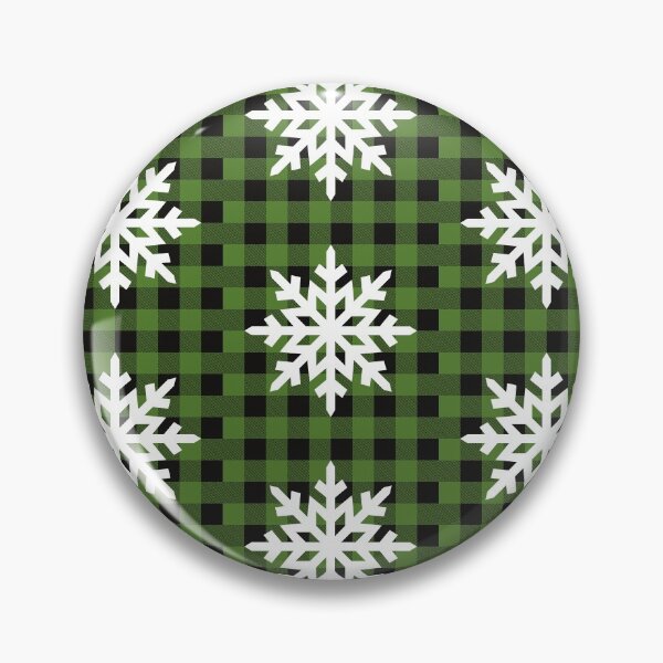 Item preview,  Christmas plaid snowflake Green 2.0 designed and sold by kyds.