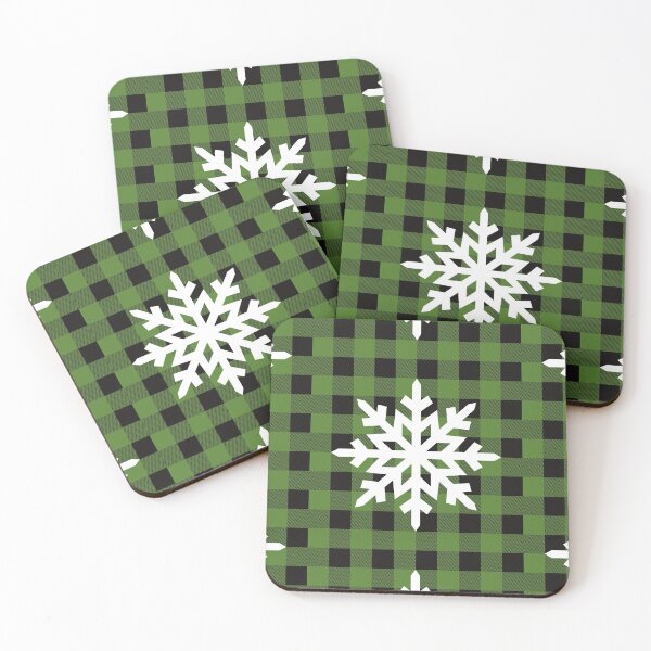 Item preview,  Christmas plaid snowflake Green 2.0 designed and sold by kyds.