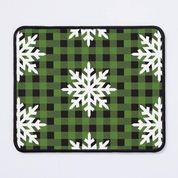 Item preview,  Christmas plaid snowflake Green 2.0 designed and sold by kyds.