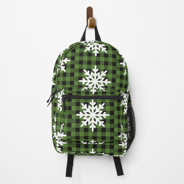 Item preview, Christmas plaid snowflake Green 2.0 designed and sold by kyds.