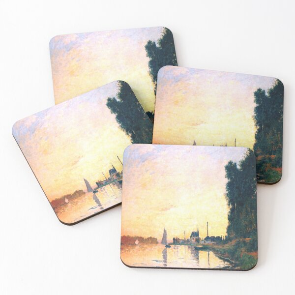 Item preview, Argenteuil, Late Afternoon-Claude Monet designed and sold by LumiereSasha.
