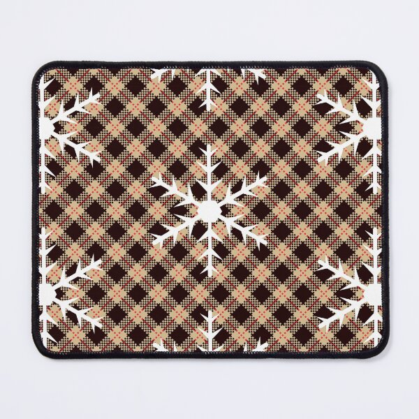 Item preview, Christmas plaid snowflake Black Red 2.0 designed and sold by kyds.