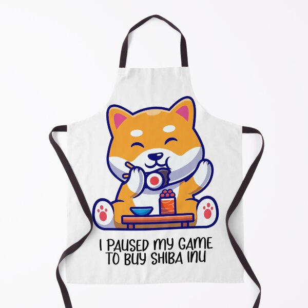 Item preview, I paused my game to buy shiba inu - cryto designed and sold by amourdesigns.