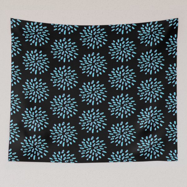 Item preview, Blue light Fireworks Abstract designed and sold by PeterMun1007.