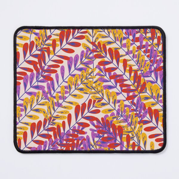 Item preview, Leaves nature pattern colorful leaves designed and sold by CoolArtByMboya.