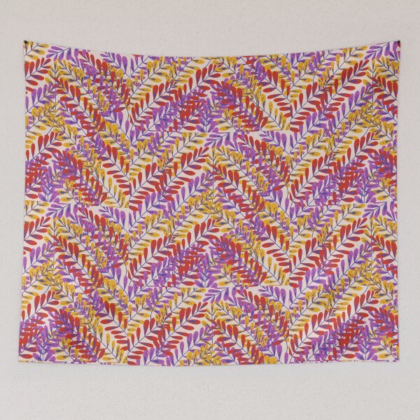 Item preview, Leaves nature pattern colorful leaves designed and sold by CoolArtByMboya.