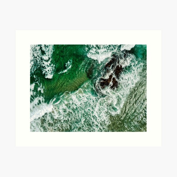 Rocks In the Water Art Print