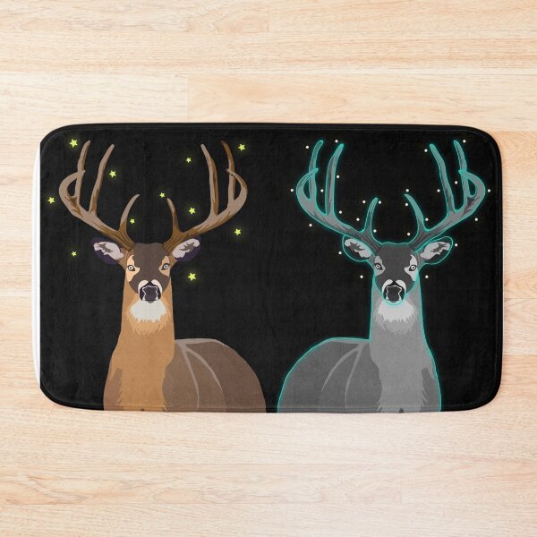 Item preview, Two Beautiful Deer's Day Night designed and sold by RMelissart.