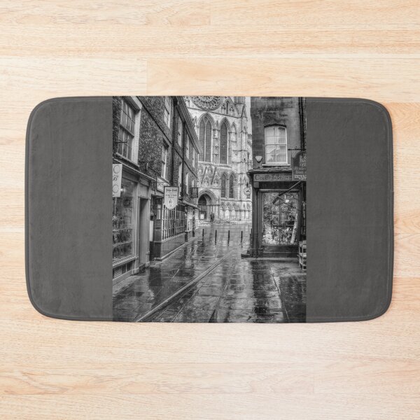 Item preview, York Minster And Shops Black And White designed and sold by Paul Thompson Photography.
