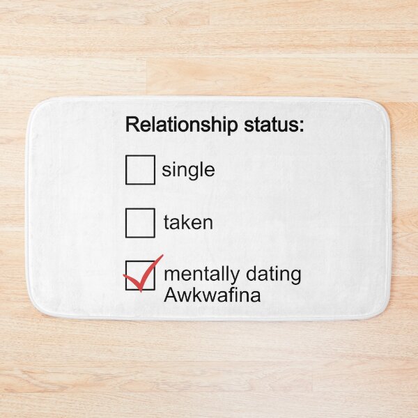 Item preview, Mentally dating Awkwafina designed and sold by FanArtCollages.