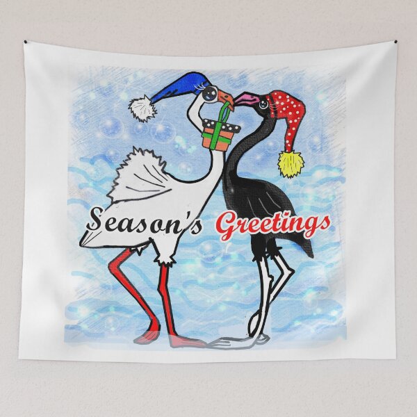 Item preview, Lucky birds - Season's greetings  designed and sold by Shirley cute art .