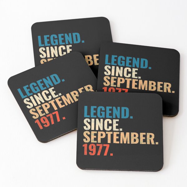 Item preview, Legend Since September 1977 Retro Vintage designed and sold by Teelogic.