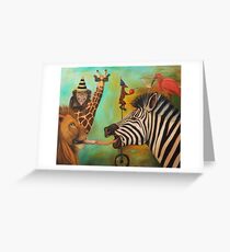 Party Animals Greeting Card
