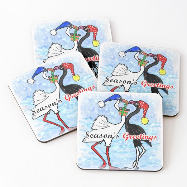 Item preview, Lucky birds - Season's greetings  designed and sold by Shirley cute art .