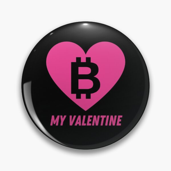 Item preview, Be my Valentine - Bitcoin crypto love in pink designed and sold by yennyz.