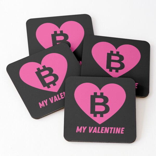 Item preview, Be my Valentine - Bitcoin crypto love in pink designed and sold by yennyz.