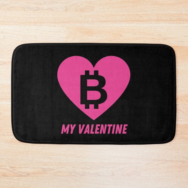 Item preview, Be my Valentine - Bitcoin crypto love in pink designed and sold by yennyz.
