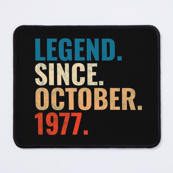Item preview, Legend Since October 1977 Retro Vintage designed and sold by Teelogic.