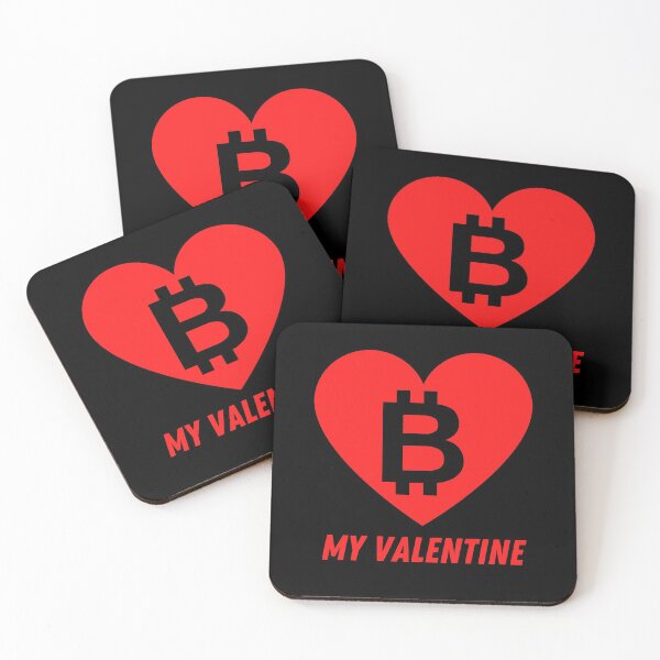 Item preview, Be my Valentine - Bitcoin crypto love in red designed and sold by yennyz.