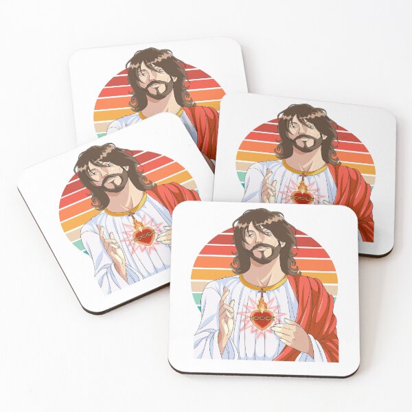 Item preview, Jesus Christ Christian God Religious Heart designed and sold by Nosek1ng.
