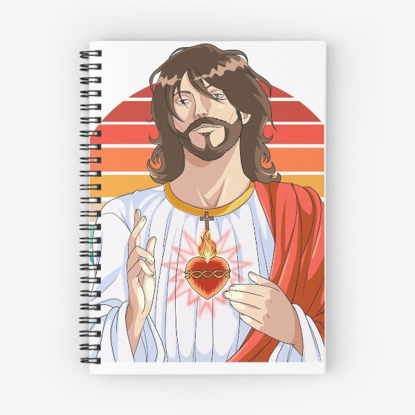 Item preview, Jesus Christ Christian God Religious Heart designed and sold by Nosek1ng.