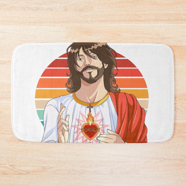 Item preview, Jesus Christ Christian God Religious Heart designed and sold by Nosek1ng.