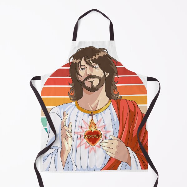 Item preview, Jesus Christ Christian God Religious Heart designed and sold by Nosek1ng.
