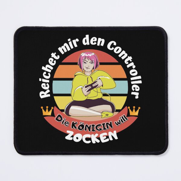 Item preview, Funny gamer gamer girl nerd motif designed and sold by Garaunt - The bavarian brute.