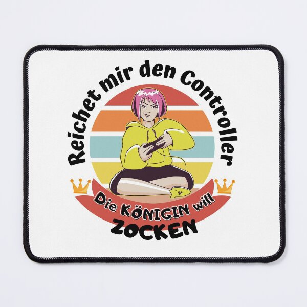 Item preview, Funny gamer gamer girl nerd motif designed and sold by Garaunt - The bavarian brute.