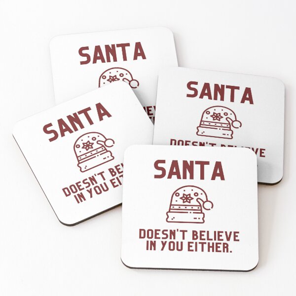 Item preview, Santa Doesn't Believe in You Either. - Red Fourth Hat | Merry Christmas designed and sold by Polariszero.