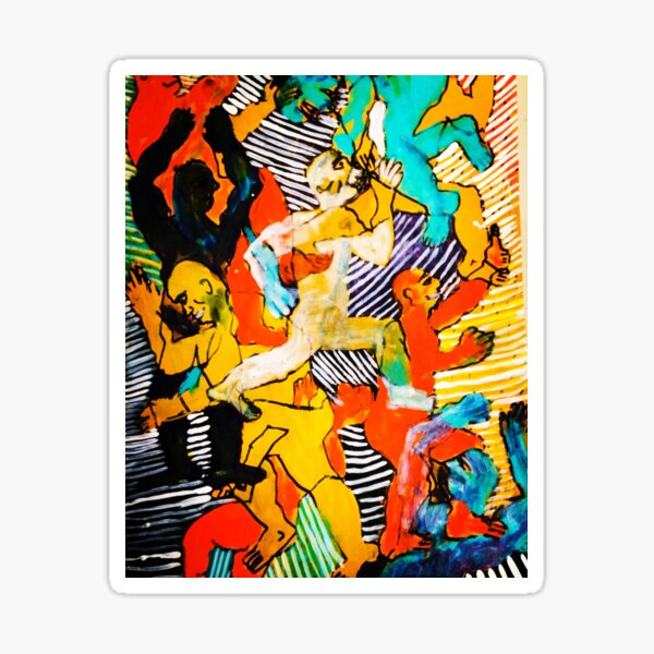 Item preview, Dancers with Stripes designed and sold by ARTIST99.