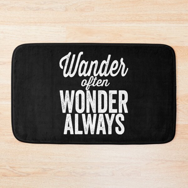 Item preview, Wander often wonder always-hiking. designed and sold by DesignedBySnip.